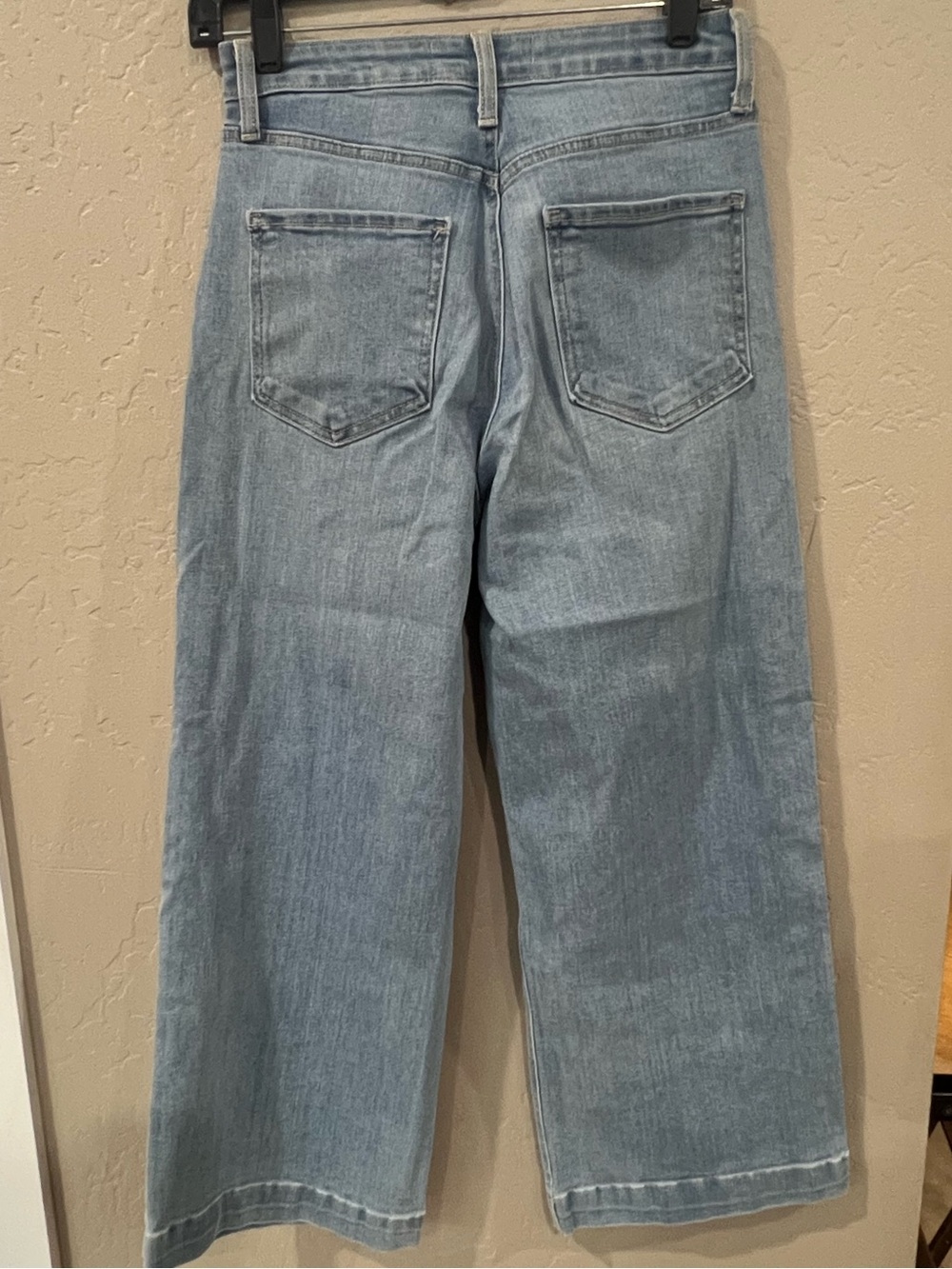 Just Black Denim “The Timeless Wide Leg” /Brandy Cropped Wide Leg Jeans Size 26 - Picture 4 of 8